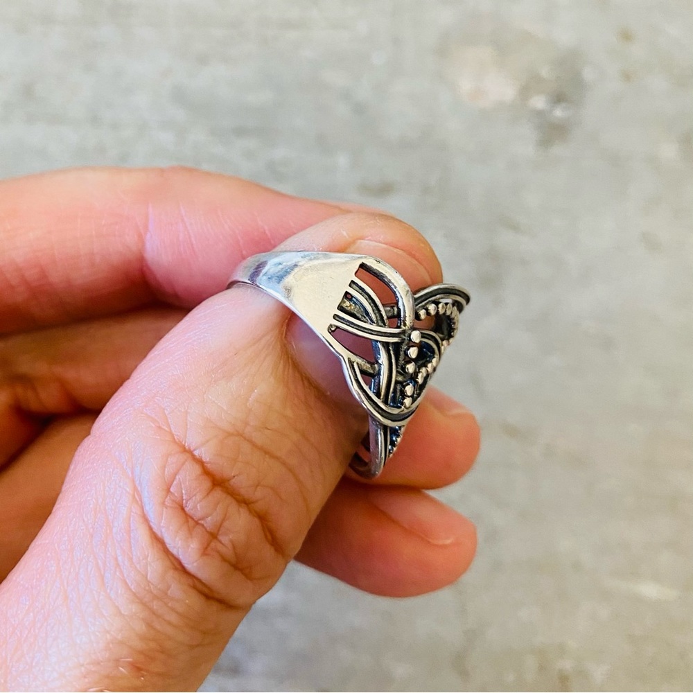 Artisan Sterling Silver Statement Ring - image 6